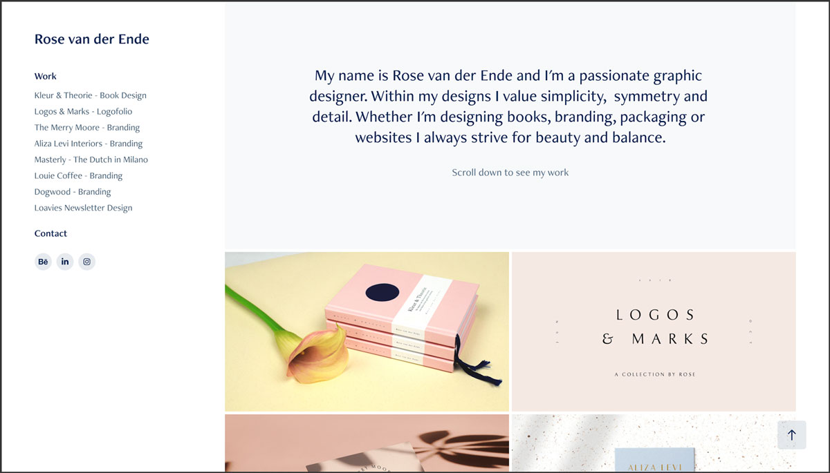 Portfolio internship
