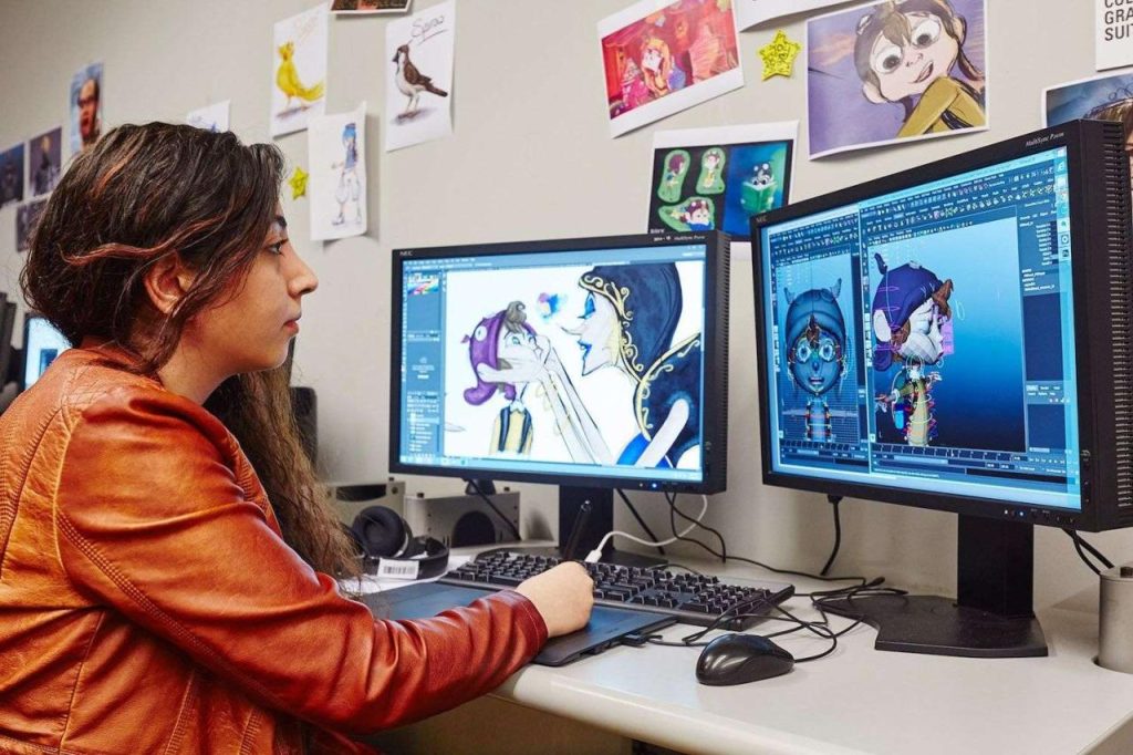 Membuat animasi 2D dan 3D untuk siswa multimedia SMK